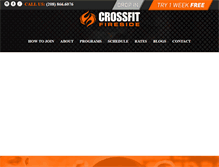 Tablet Screenshot of crossfitfireside.com